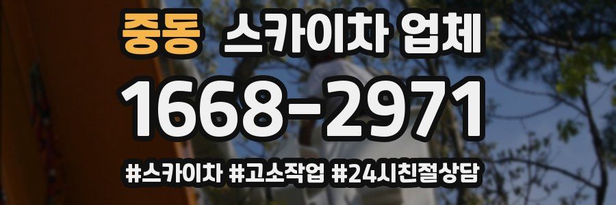 중동 스카이차 업체