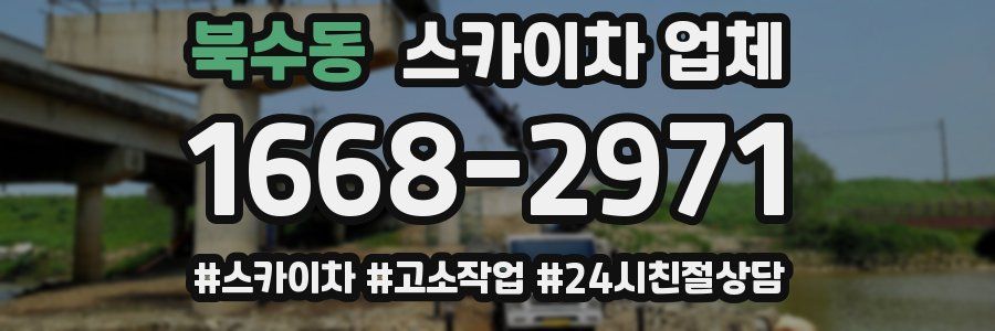 북수동 스카이차 업체