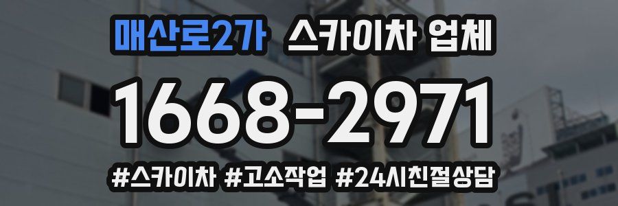 매산로2가 스카이차 업체