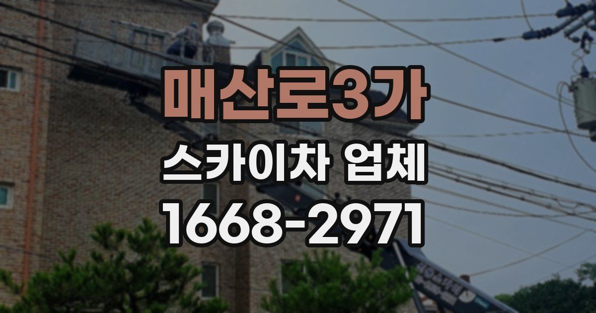 매산로3가 스카이차 업체