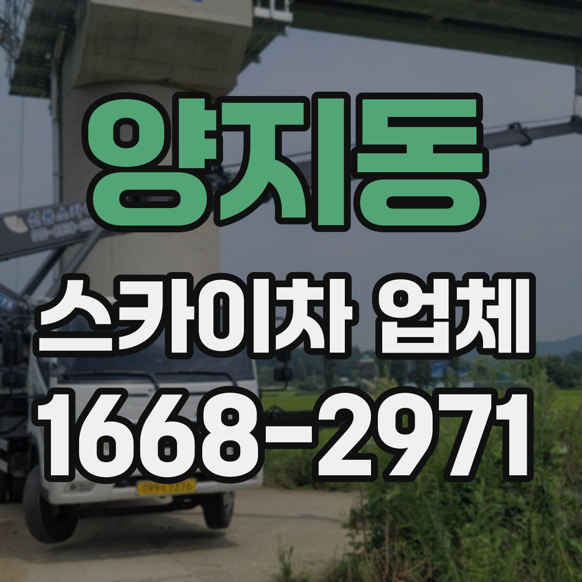 양지동 스카이차 업체