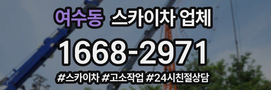 여수동 스카이차 업체