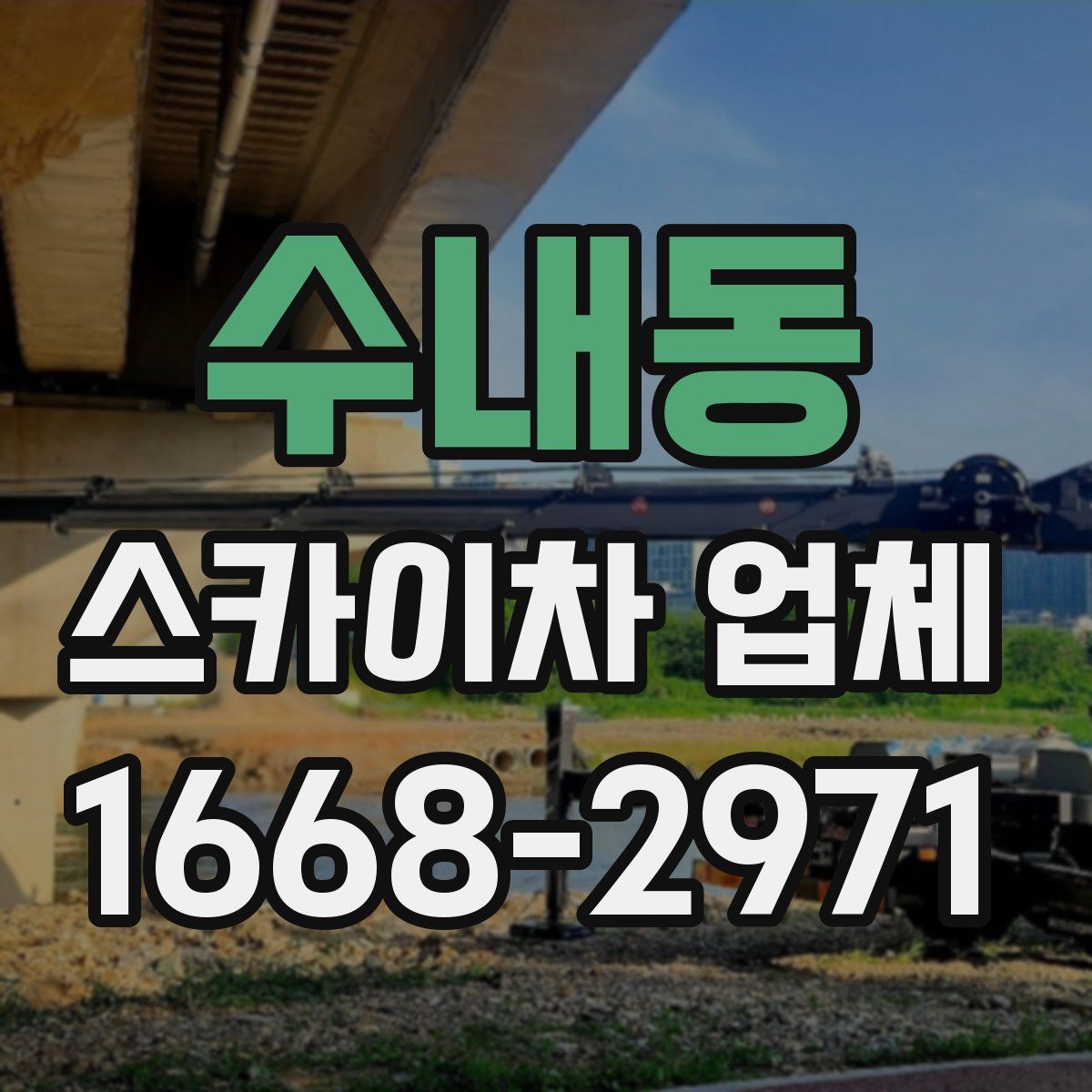 수내동 스카이차 업체