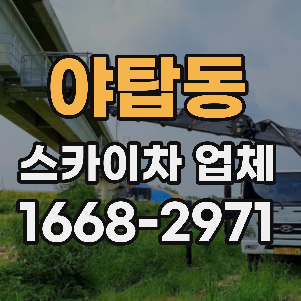 야탑동 스카이차 업체