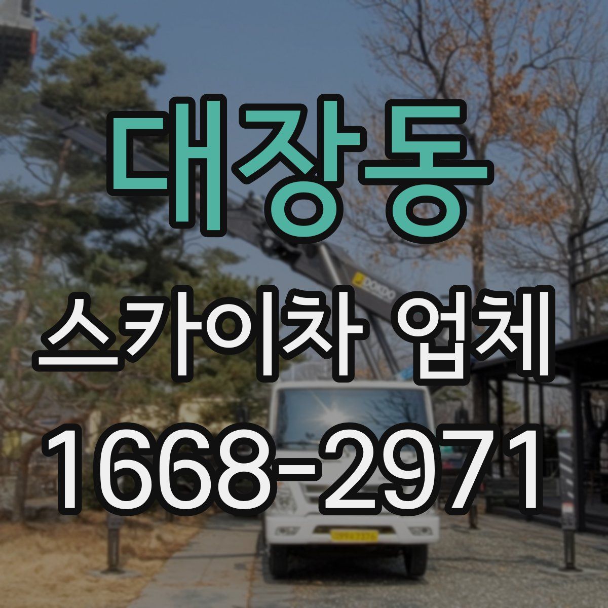 대장동 스카이차 업체