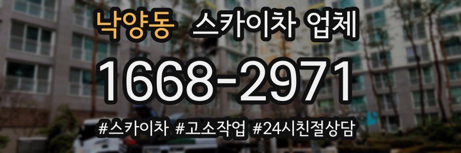 낙양동 스카이차 업체