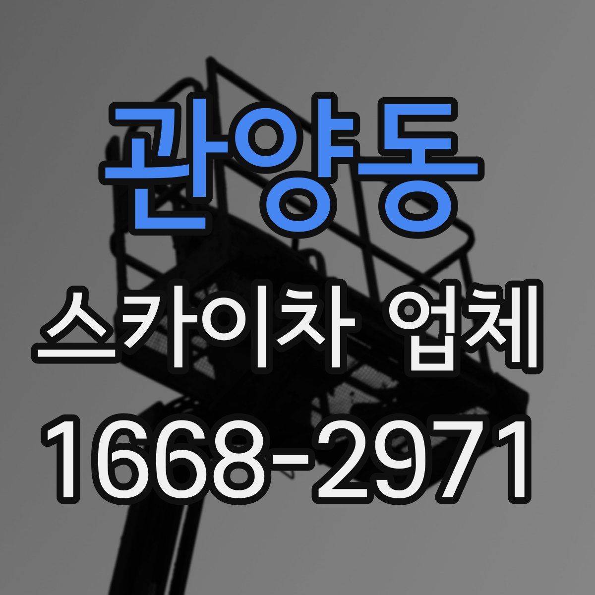 관양동 스카이차 업체