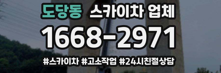 도당동 스카이차 업체
