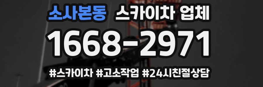 소사본동 스카이차 업체