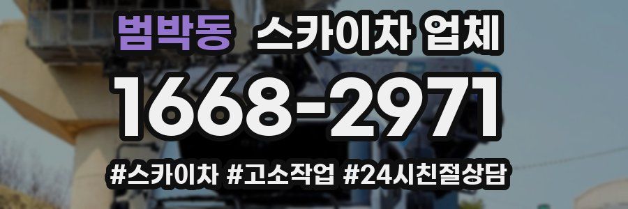 범박동 스카이차 업체