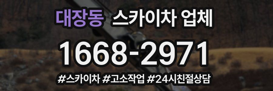 대장동 스카이차 업체