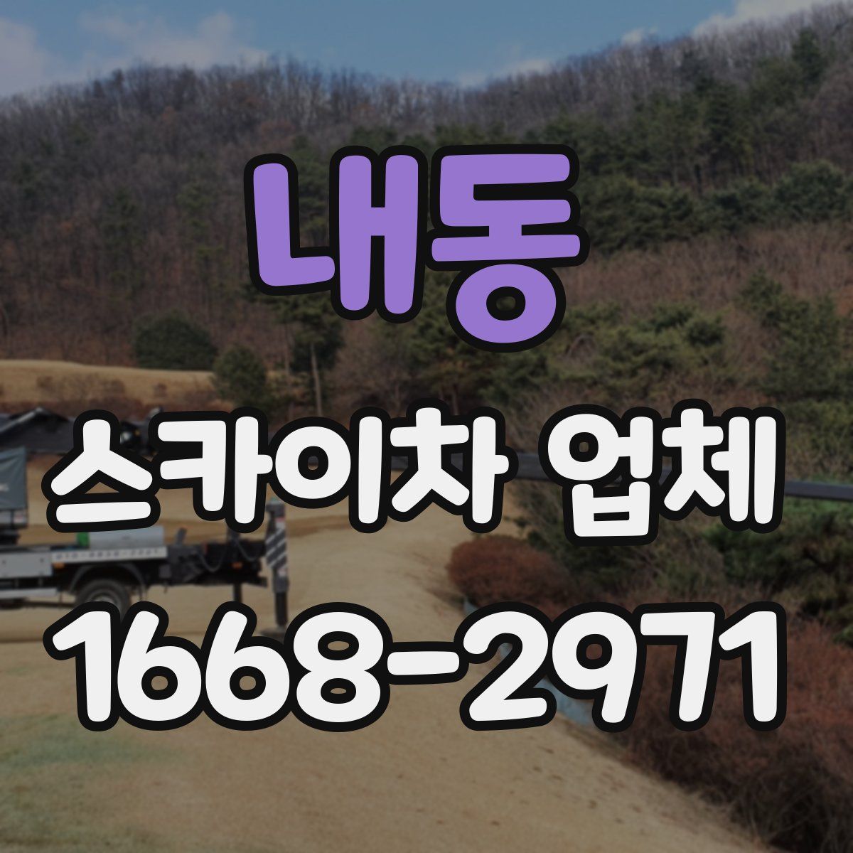 내동 스카이차 업체