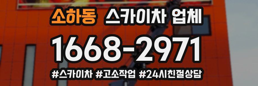 소하동 스카이차 업체