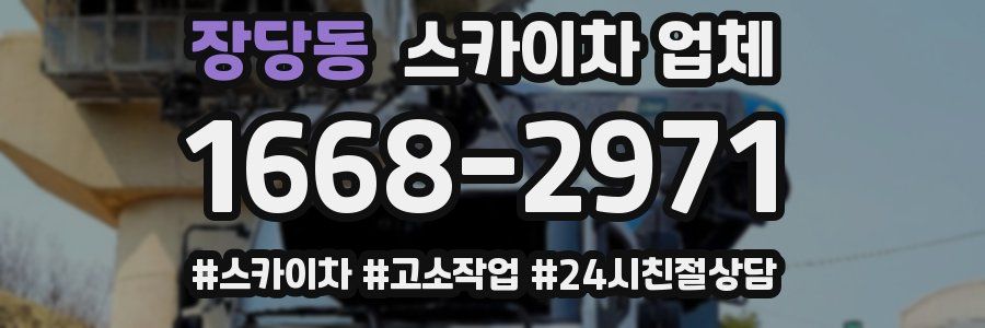 장당동 스카이차 업체