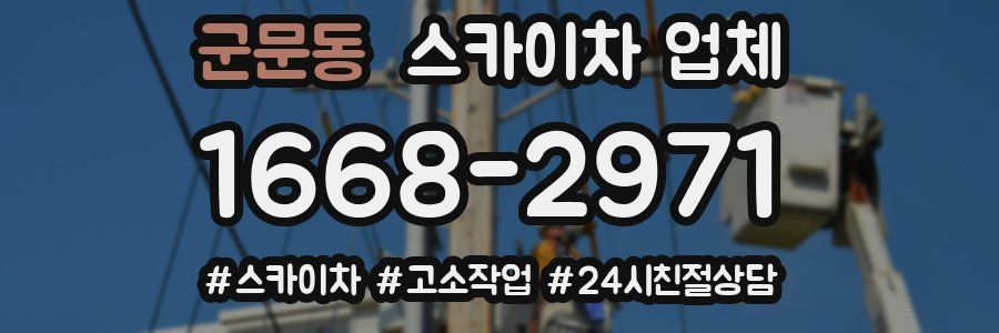 군문동 스카이차 업체