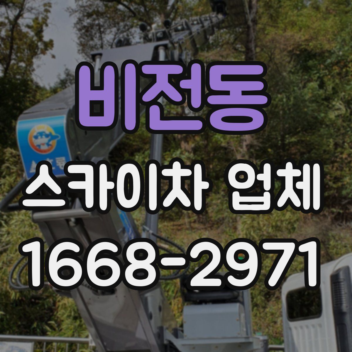 비전동 스카이차 업체