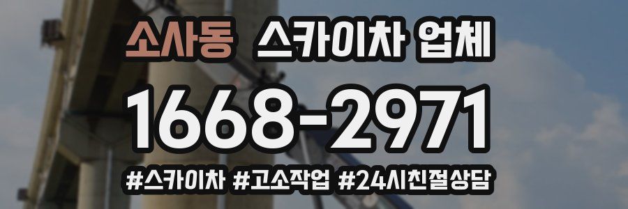 소사동 스카이차 업체