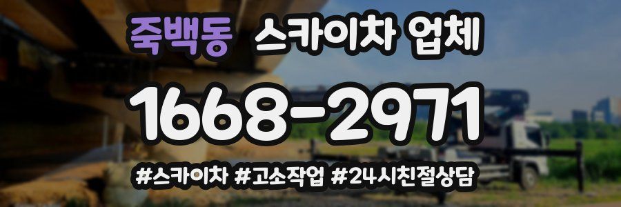 죽백동 스카이차 업체