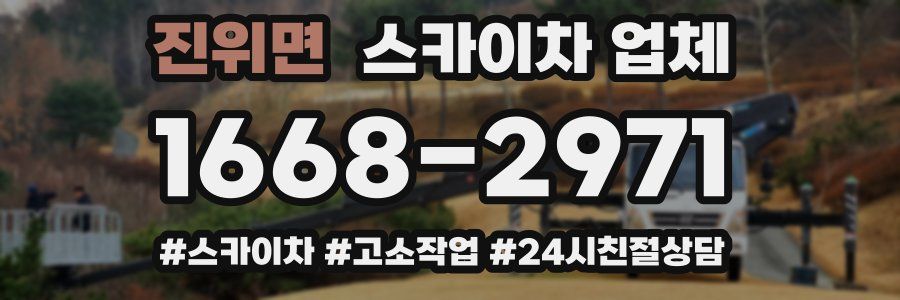 진위면 스카이차 업체