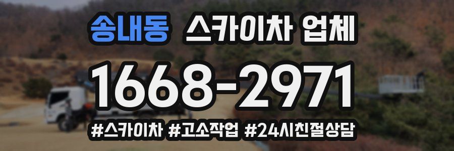 송내동 스카이차 업체