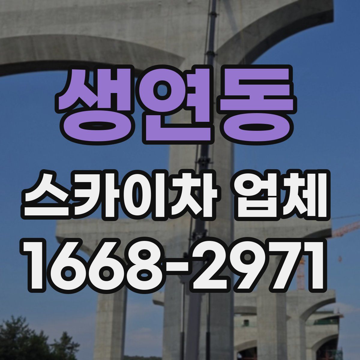 생연동 스카이차 업체