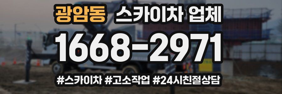 광암동 스카이차 업체