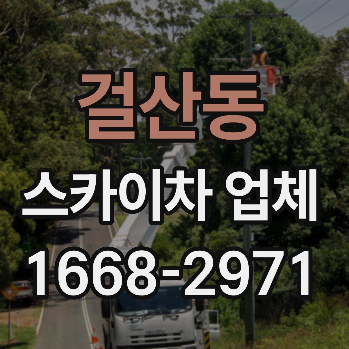 걸산동 스카이차 업체