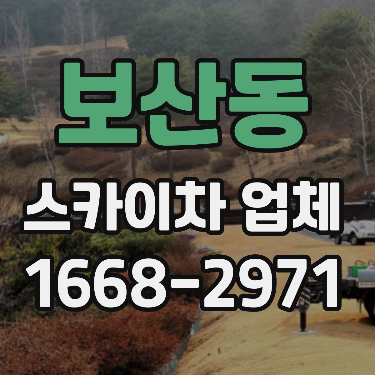 보산동 스카이차 업체