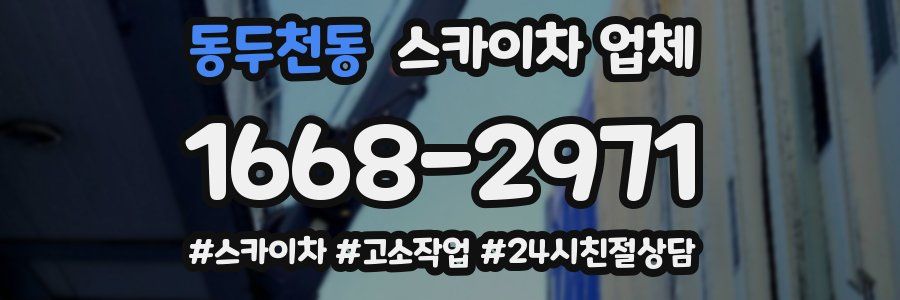 동두천동 스카이차 업체