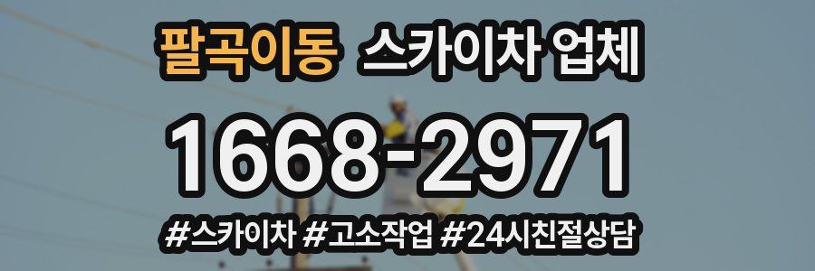 팔곡이동 스카이차 업체