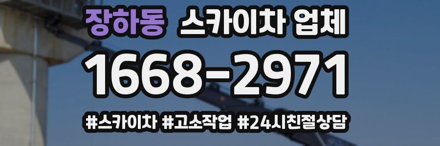 장하동 스카이차 업체