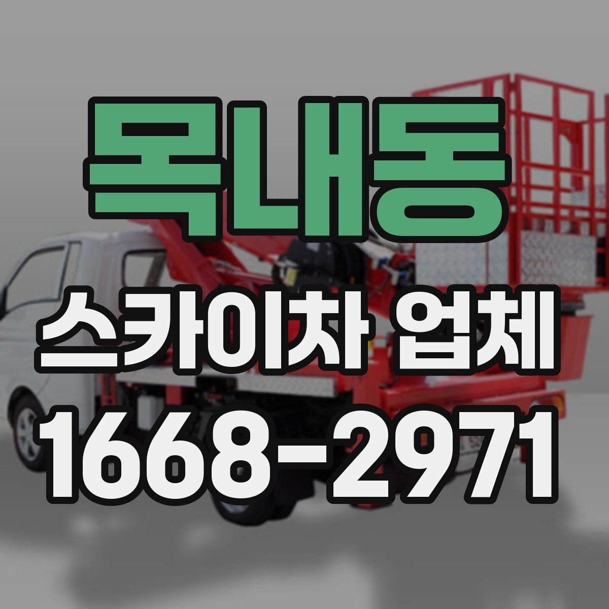 목내동 스카이차 업체
