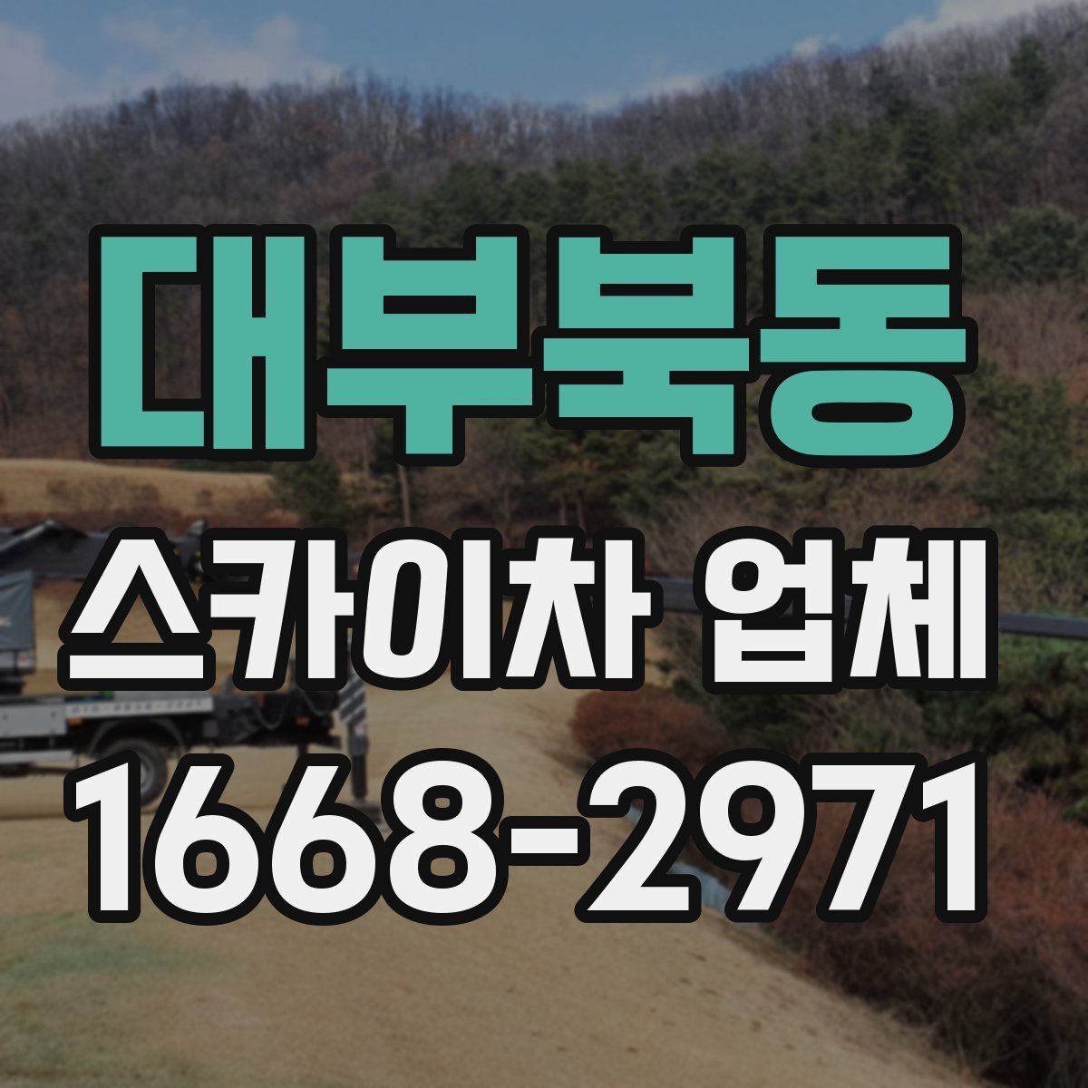대부북동 스카이차 업체