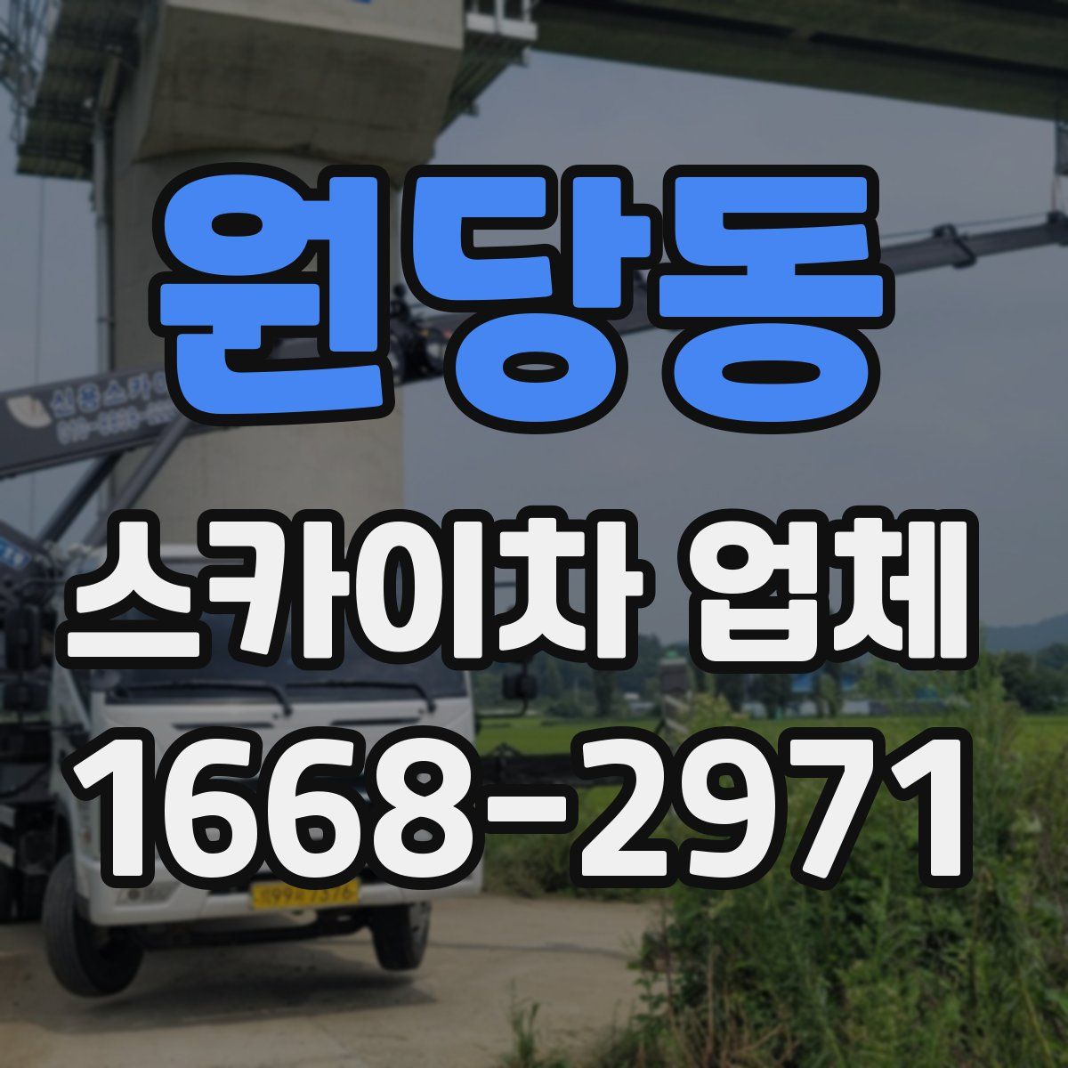 원당동 스카이차 업체