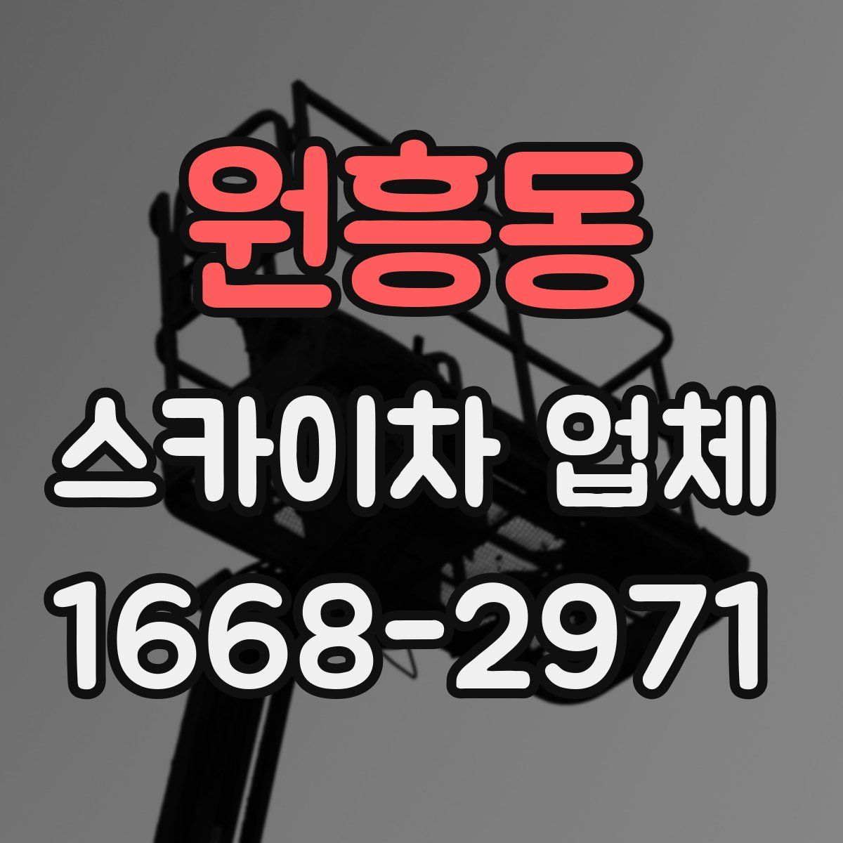 원흥동 스카이차 업체