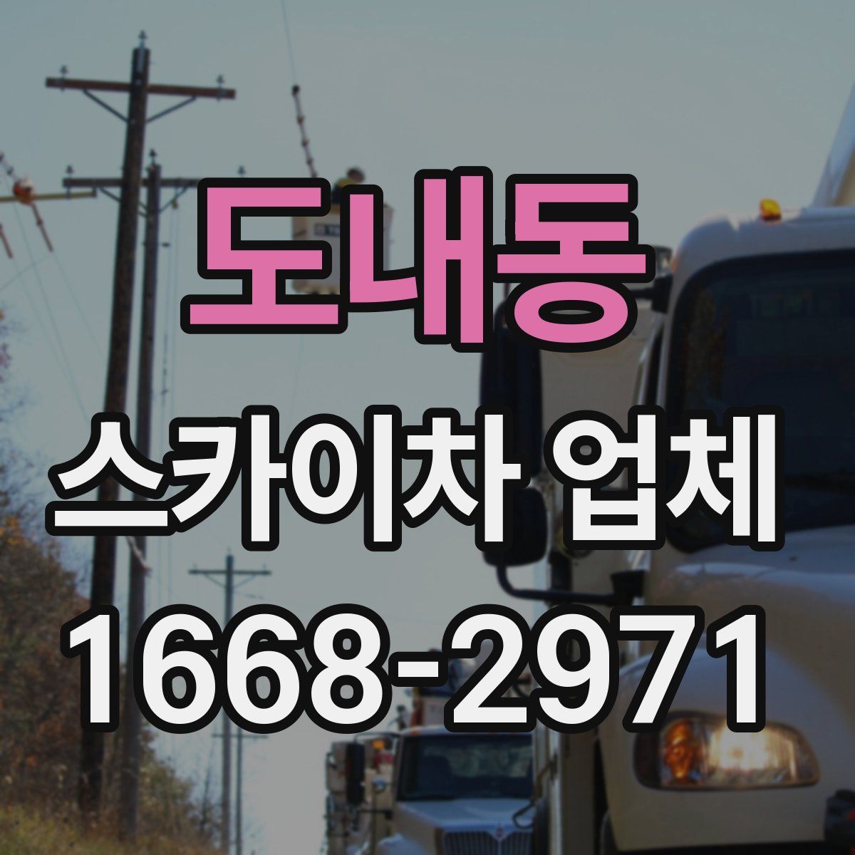 도내동 스카이차 업체