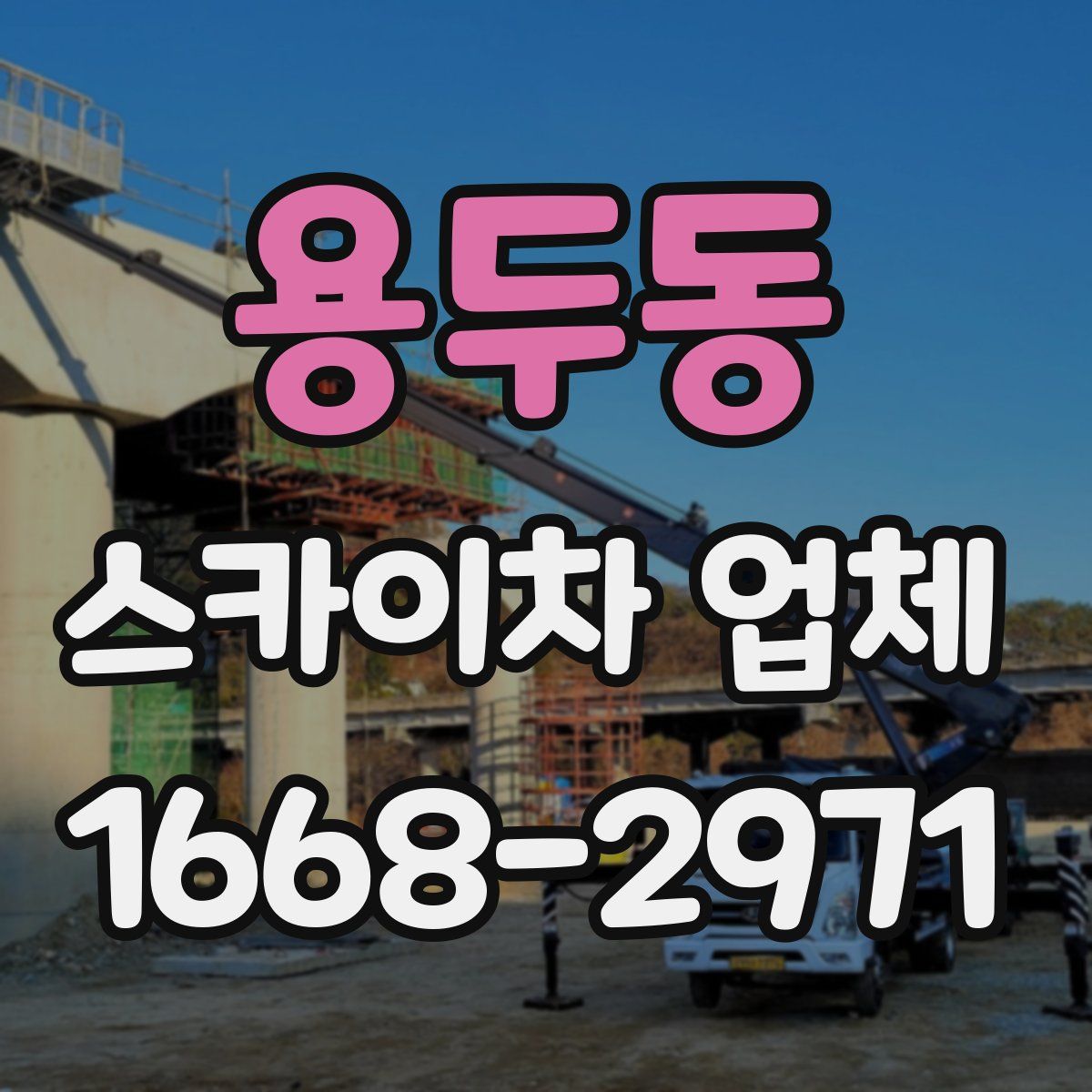 용두동 스카이차 업체