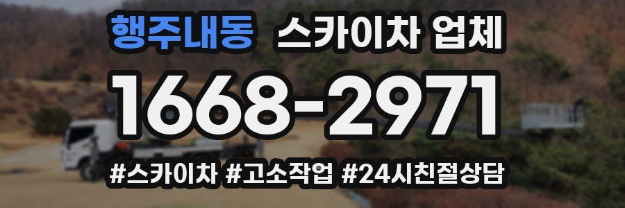 행주내동 스카이차 업체