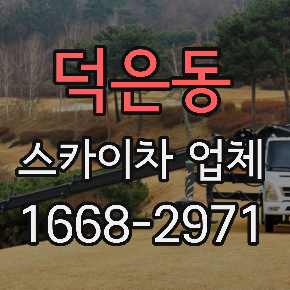 덕은동 스카이차 업체