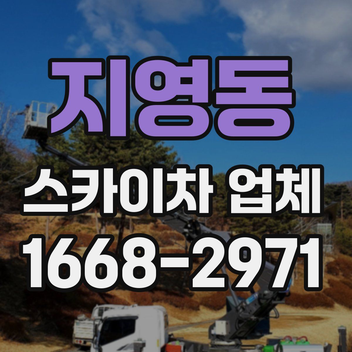 지영동 스카이차 업체