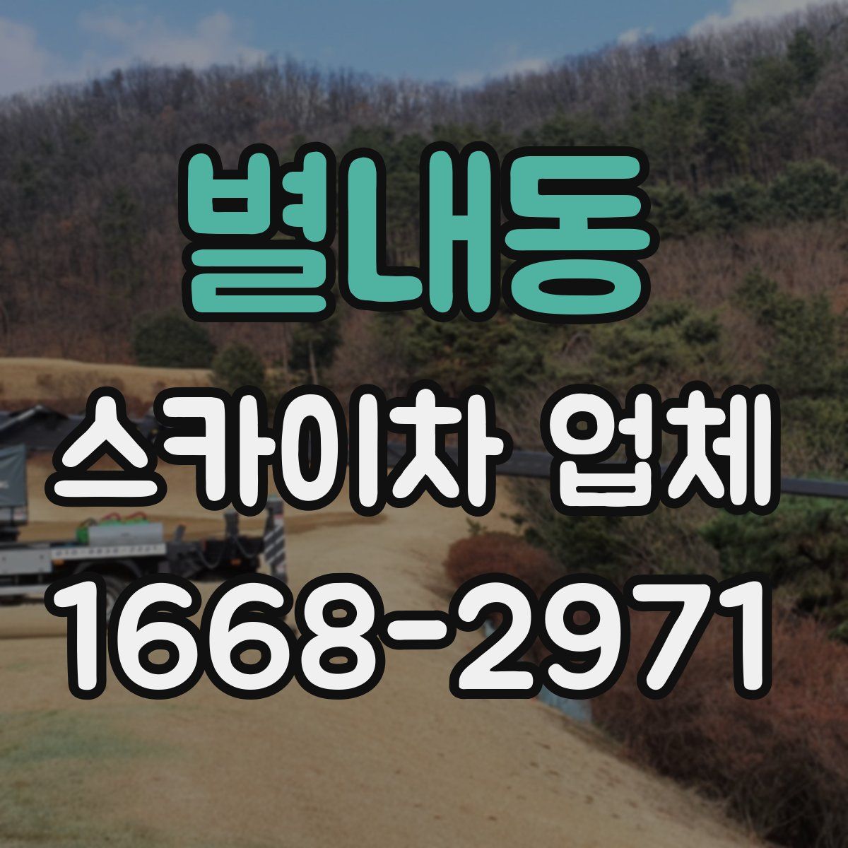 별내동 스카이차 업체