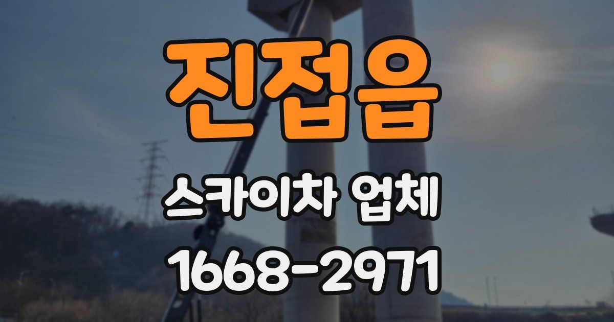 진접읍 스카이차 업체