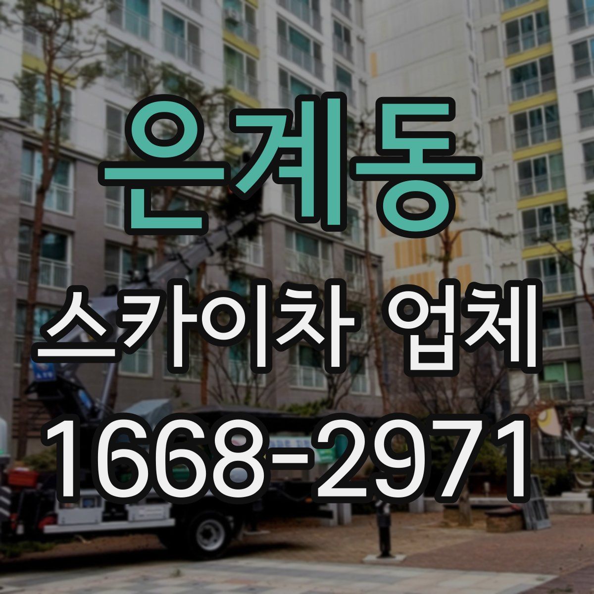 은계동 스카이차 업체