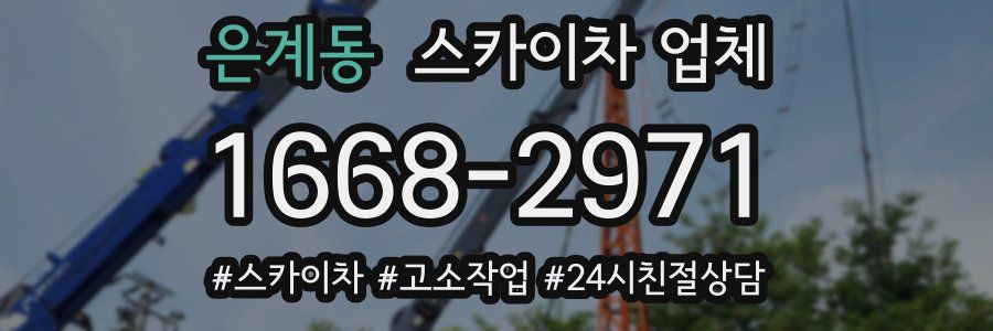 은계동 스카이차 업체