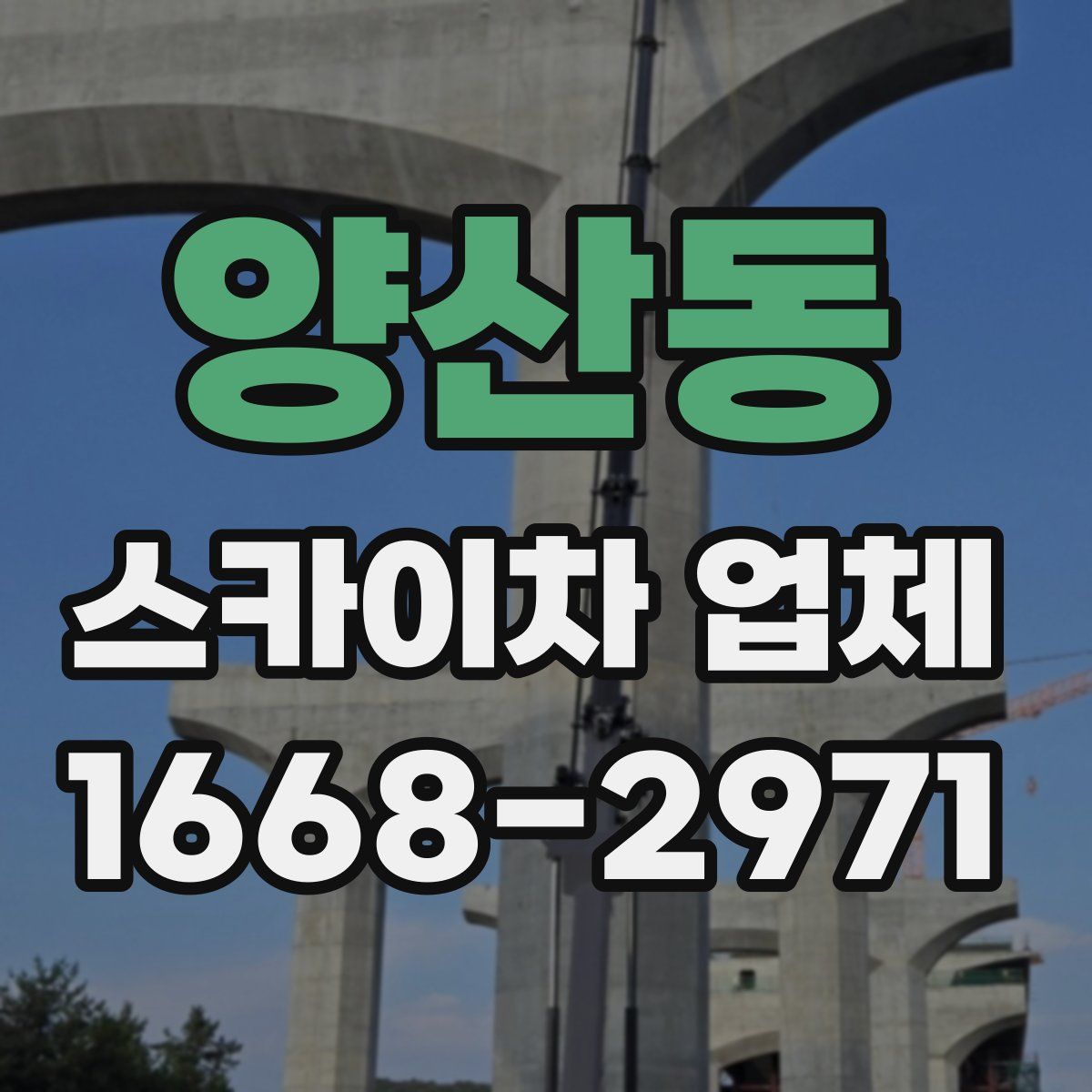 양산동 스카이차 업체
