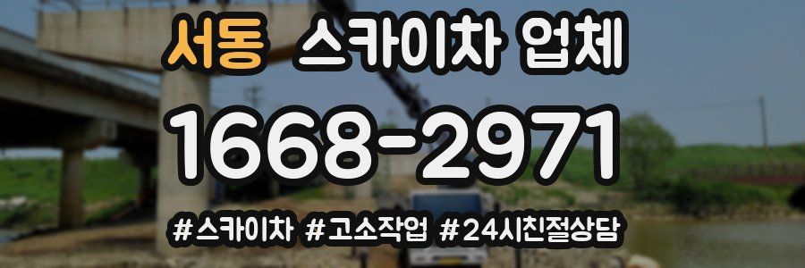 서동 스카이차 업체