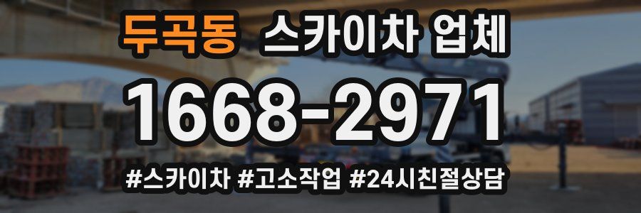 두곡동 스카이차 업체