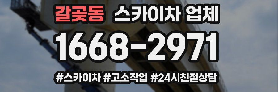 갈곶동 스카이차 업체