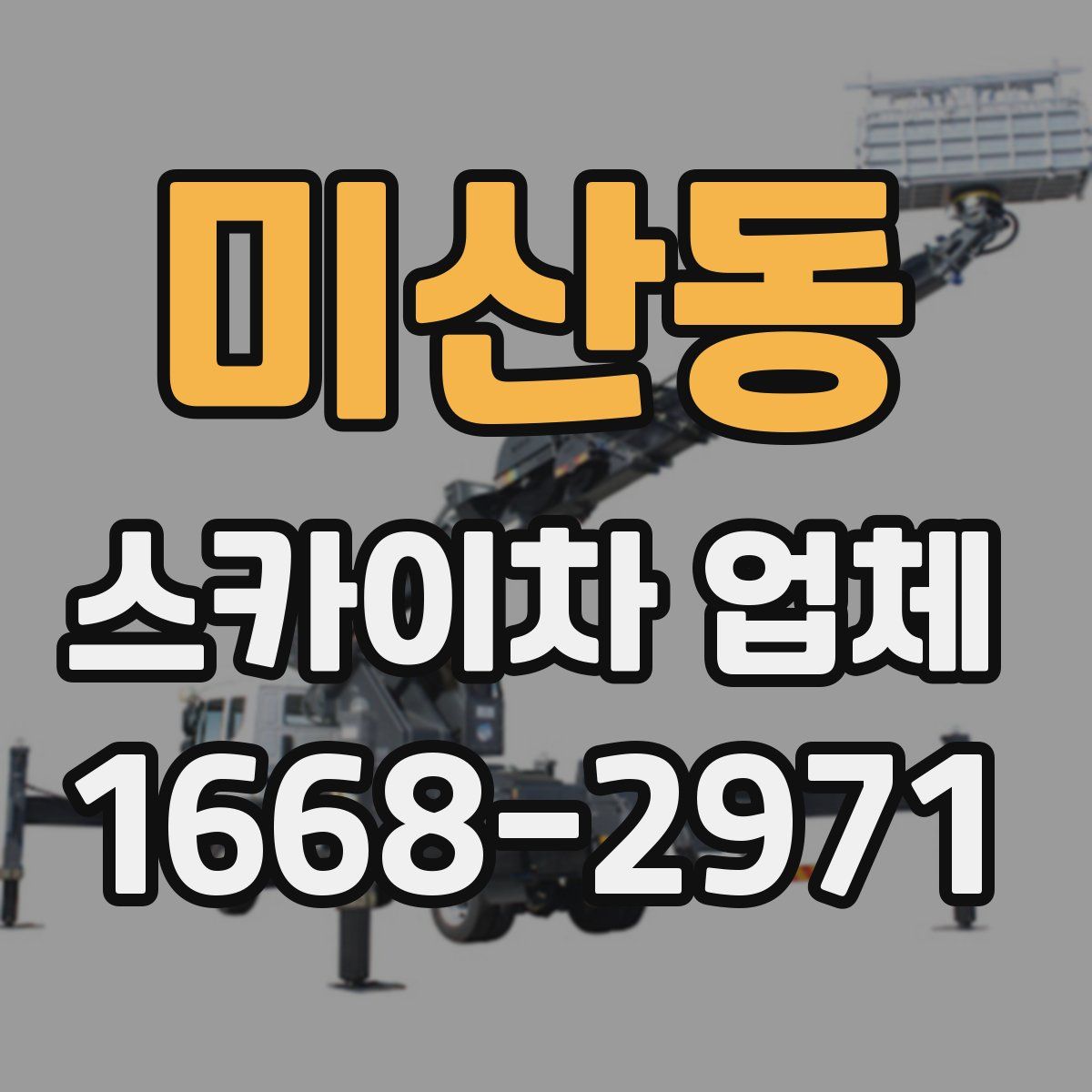 미산동 스카이차 업체