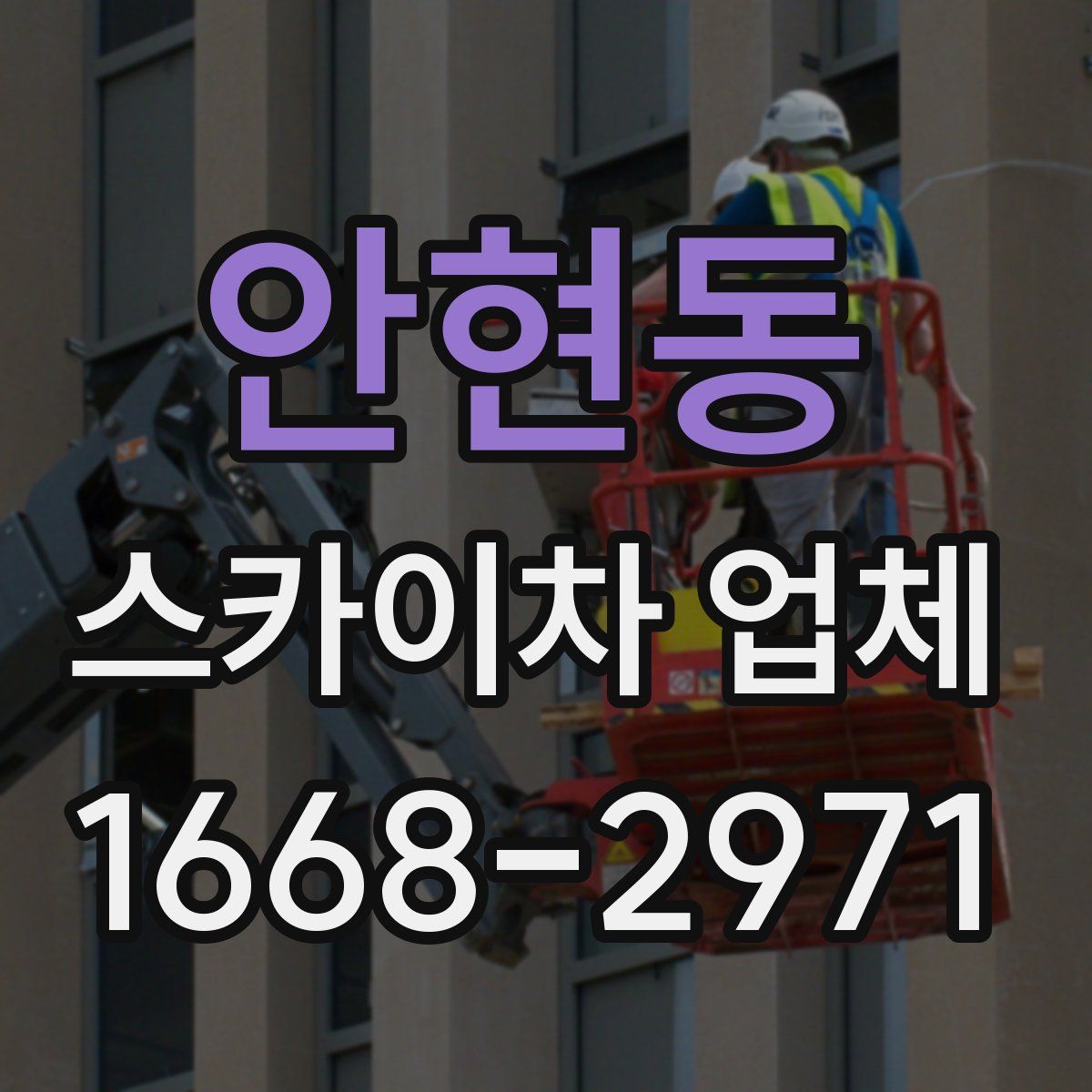 안현동 스카이차 업체
